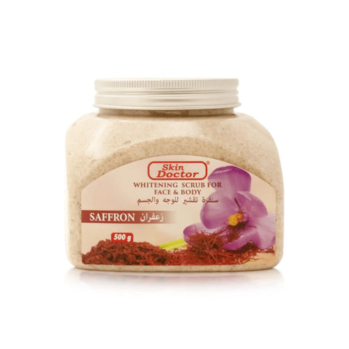 Skin Doctor - Scrub - Saffron Whitening Scrub For Face & Body  500g