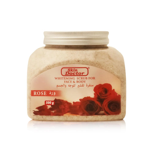 Skin Doctor - Scrub - Rose Whitening Scrub For Face & Body 500g