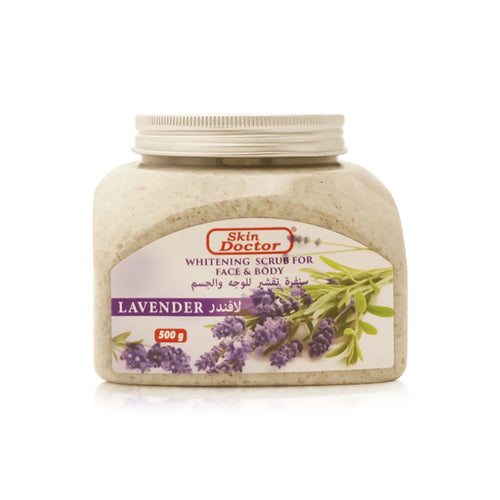 Skin Doctor - Scrub - Lavender Whitening Scrub For Face & Body 500g