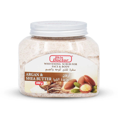 Skin Doctor - Scrub - Argan & Shea Butter Whitening Scrub For Face & Body 500g