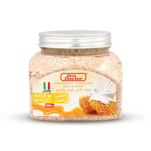 Skin Doctor - Scrub - Milk & Honey Whitening Scrub For Face & Body  500g
