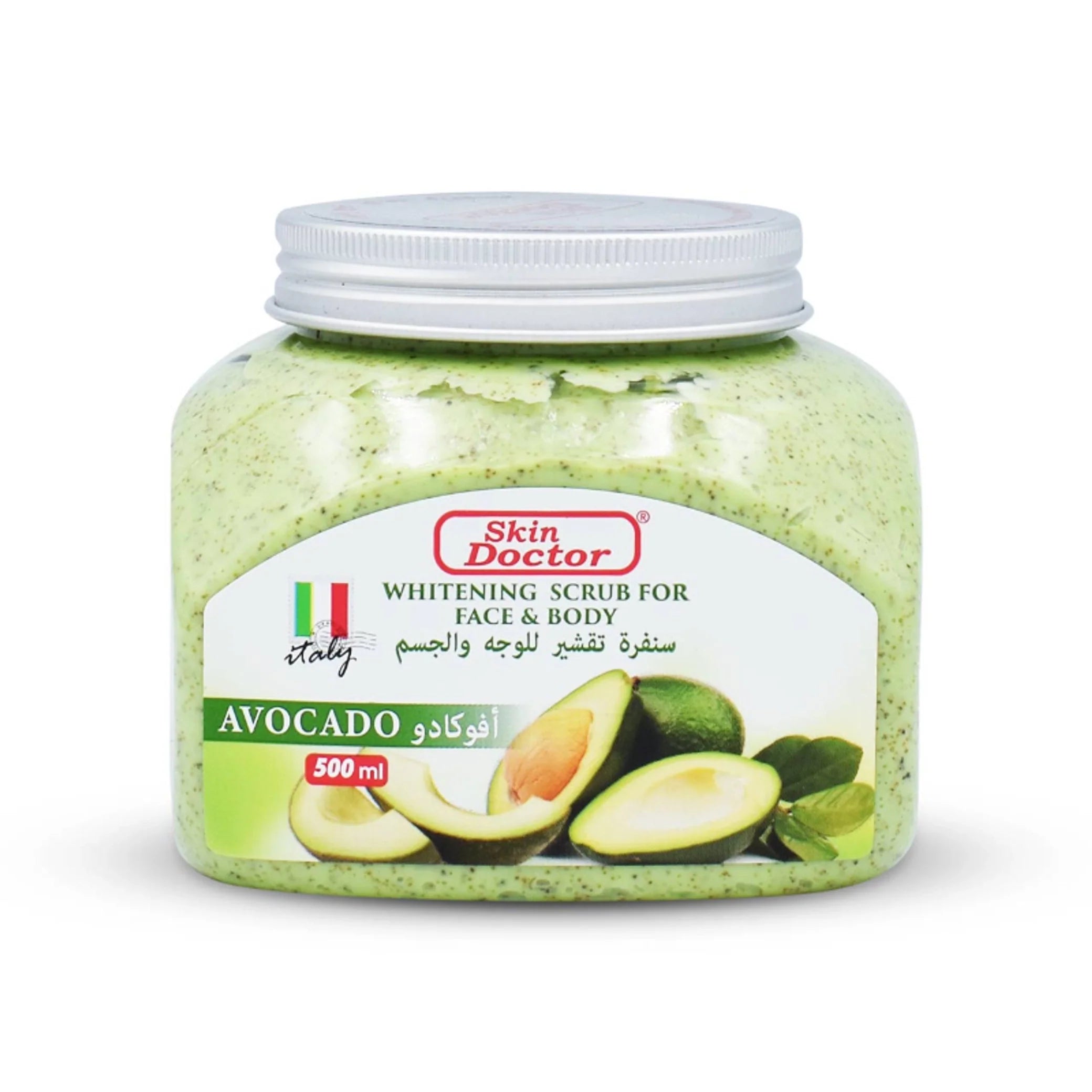 Skin Doctor - Scrub - Avocado Whitening Scrub For Face & Body 500g