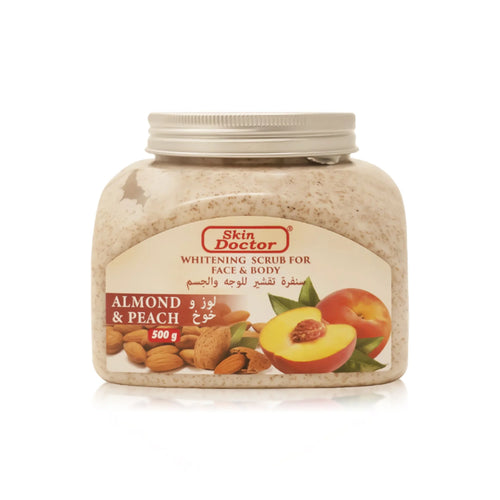 Skin Doctor - Scrub - Almond & Peach Whitening Scrub For Face & Body 500g