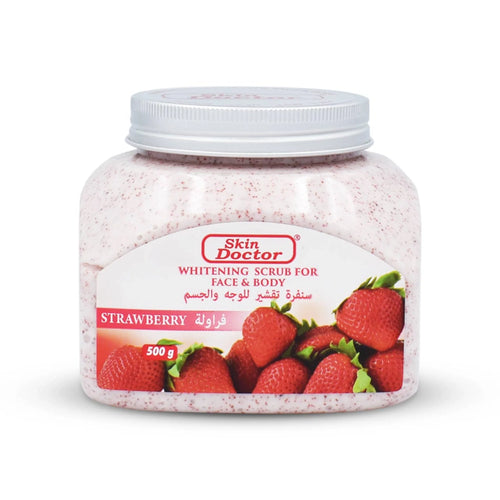 Skin Doctor - Scrub - Strawberry Whitening Scrub For Face & Body 500g