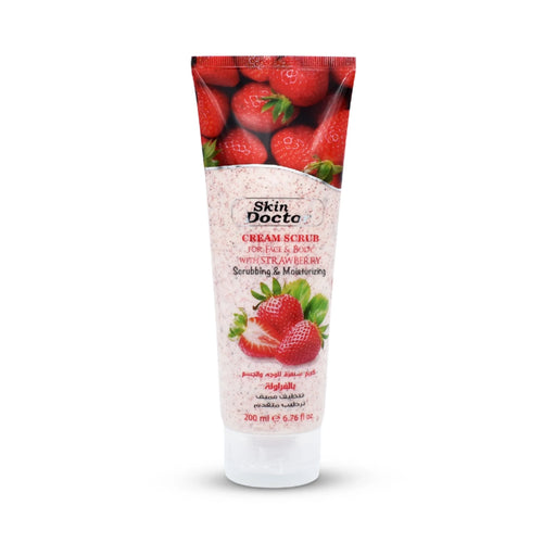 Skin Doctor - Scrub - Strawberry Face & Body Cream Scrub 200ml