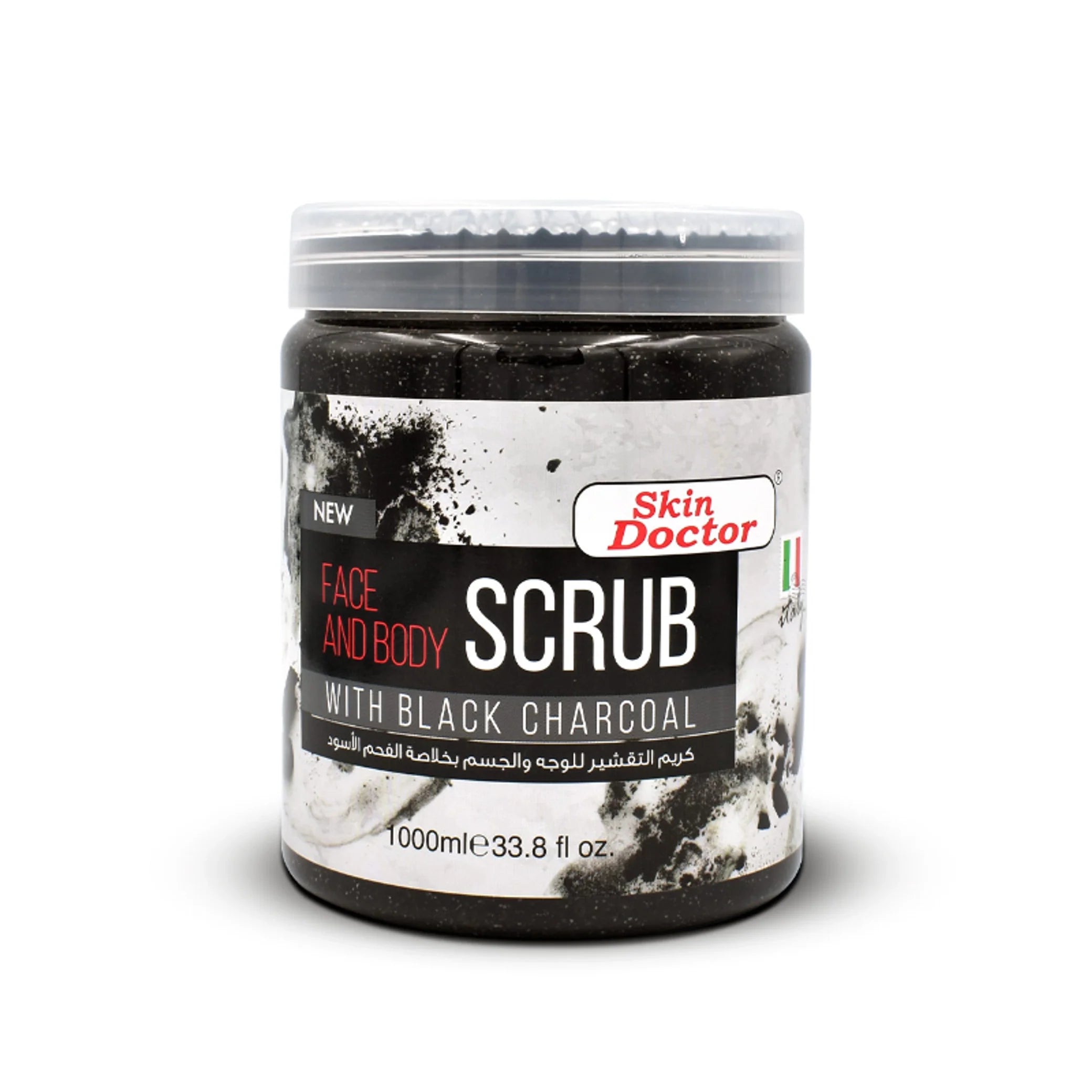 Skin Doctor - Scrub - Face & Body Scrub With Black Charcoal 1000ml