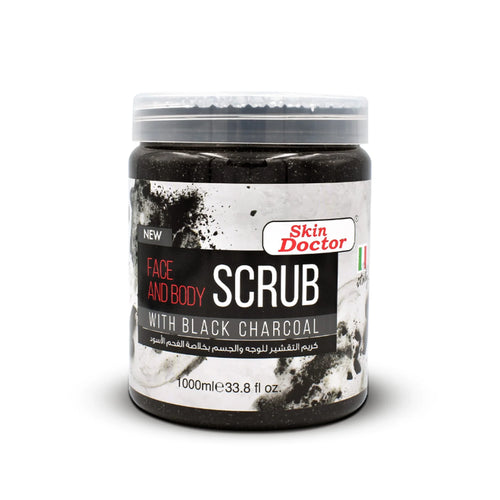 Skin Doctor - Scrub - Face & Body Scrub With Black Charcoal 1000ml