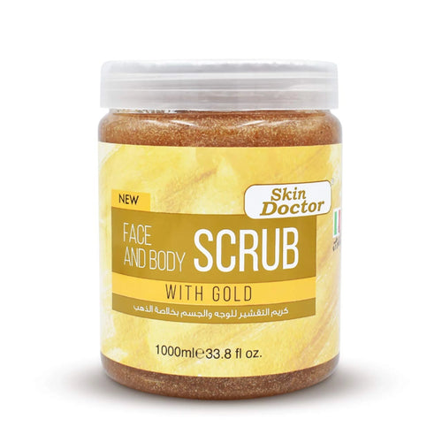 Skin Doctor - Scrub - Face & Body Scrub With Gold 1000ml