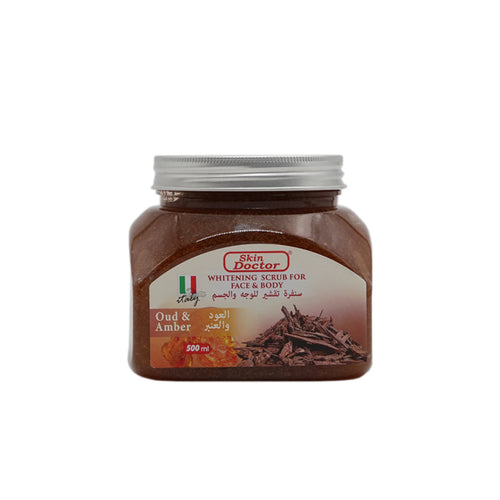Skin Doctor - Scrub - Oud & Amber Whitening Scrub For Face & Body 500g