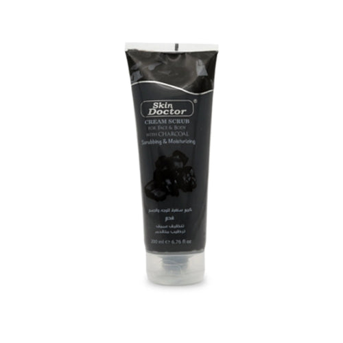 Skin Doctor - Scrub - Face & Body Charcoal Cream Scrub 200ml