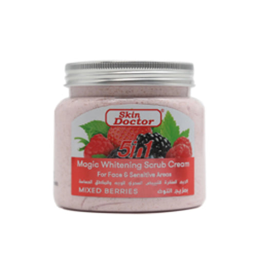 Skin Doctor - Scrub - Mixed Berries Magic 5in1 Whitening Scrub Cream for Face & Sensitive Areas