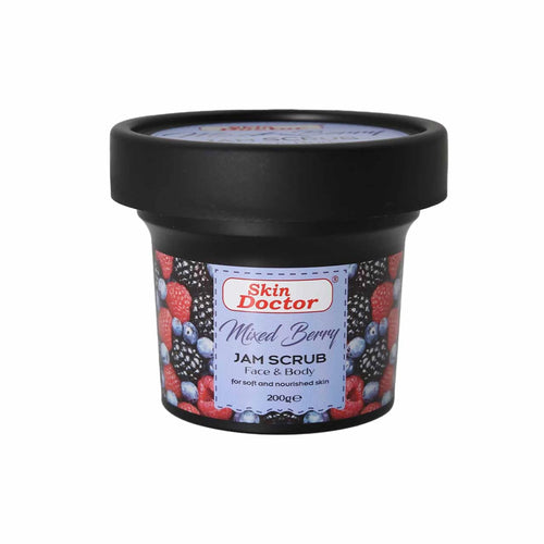 Skin Doctor - Scrub - Mixed Berry Jam Scrub for Face & Body 200g