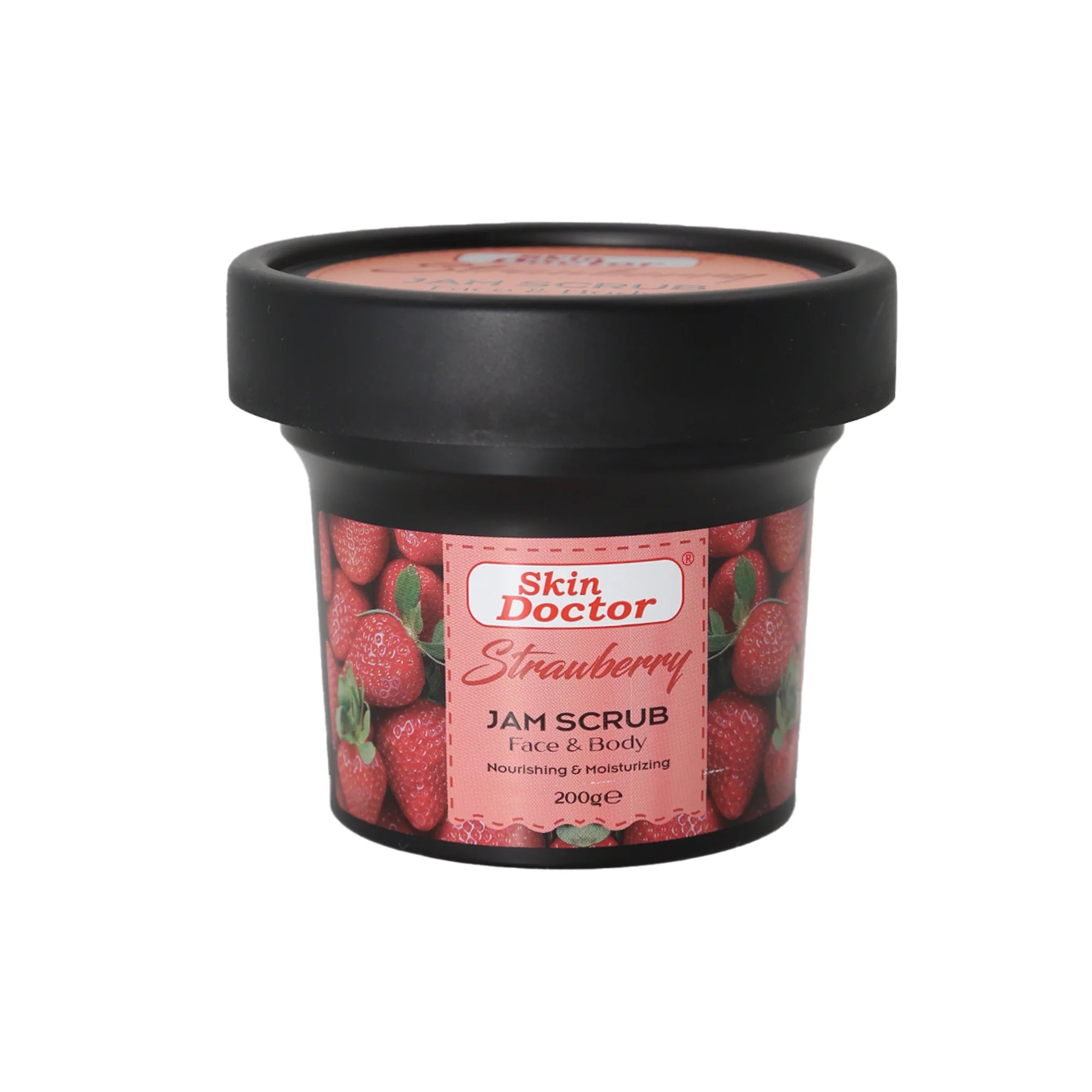 Skin Doctor - Scrub - Strawberry Jam Scrub for Face & Body 200g