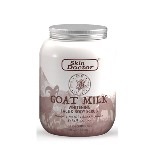 Skin Doctor - Scrub - Goat Milk Whitening Face & Body Scrub 500ml
