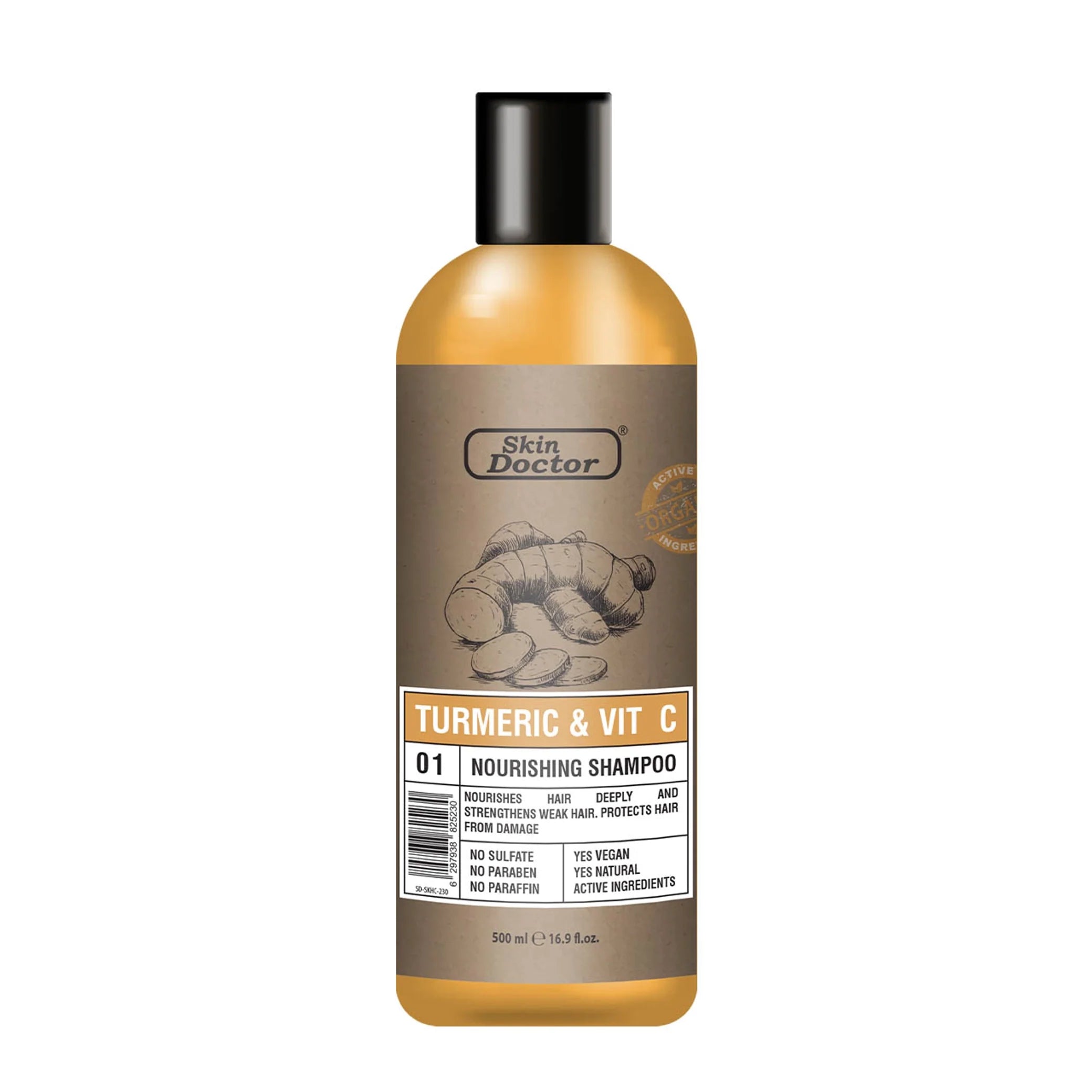 Skin Doctor - Shampoo - Turmeric & Vit C Nourishing Shampoo 500ml