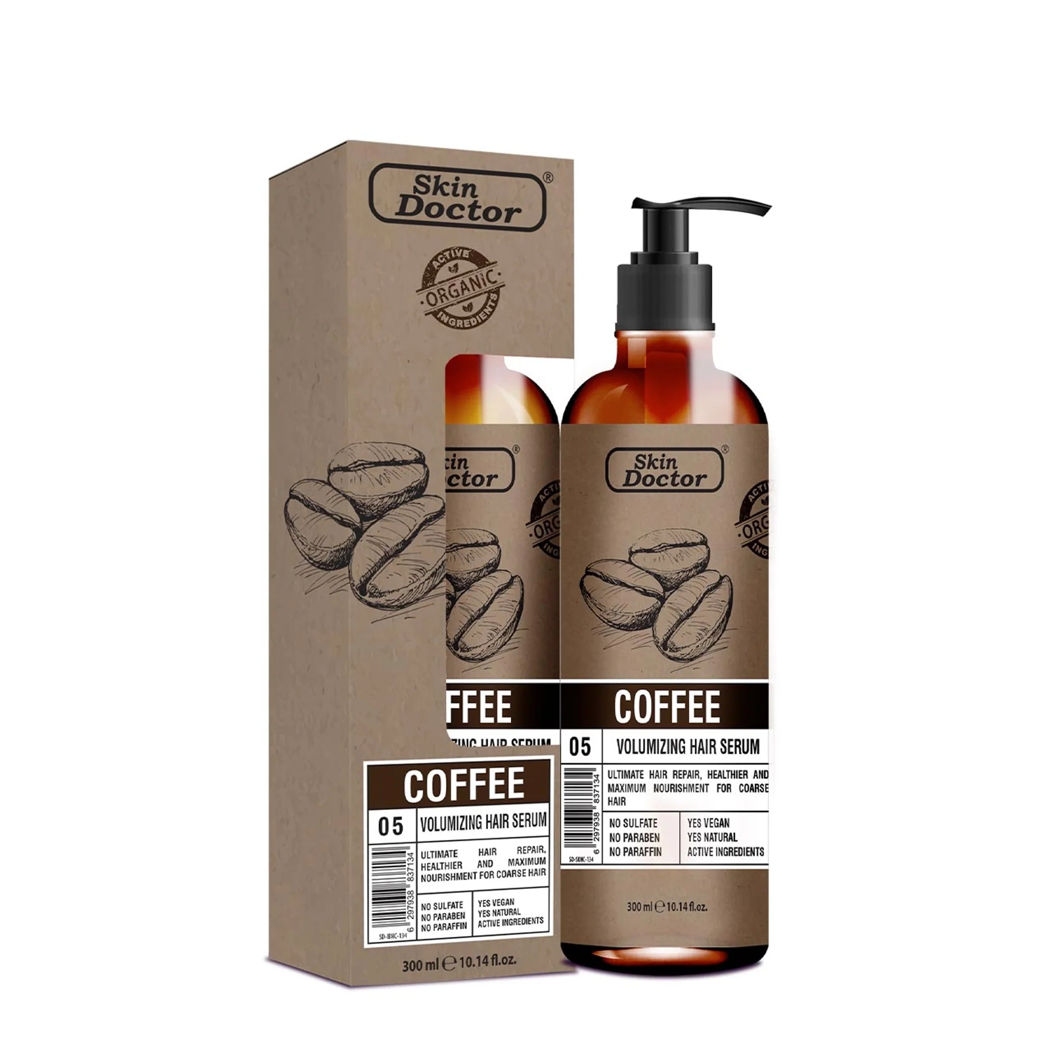 Skin Doctor - Hair Serum - Coffee Volumizing Hair Serum 300ml