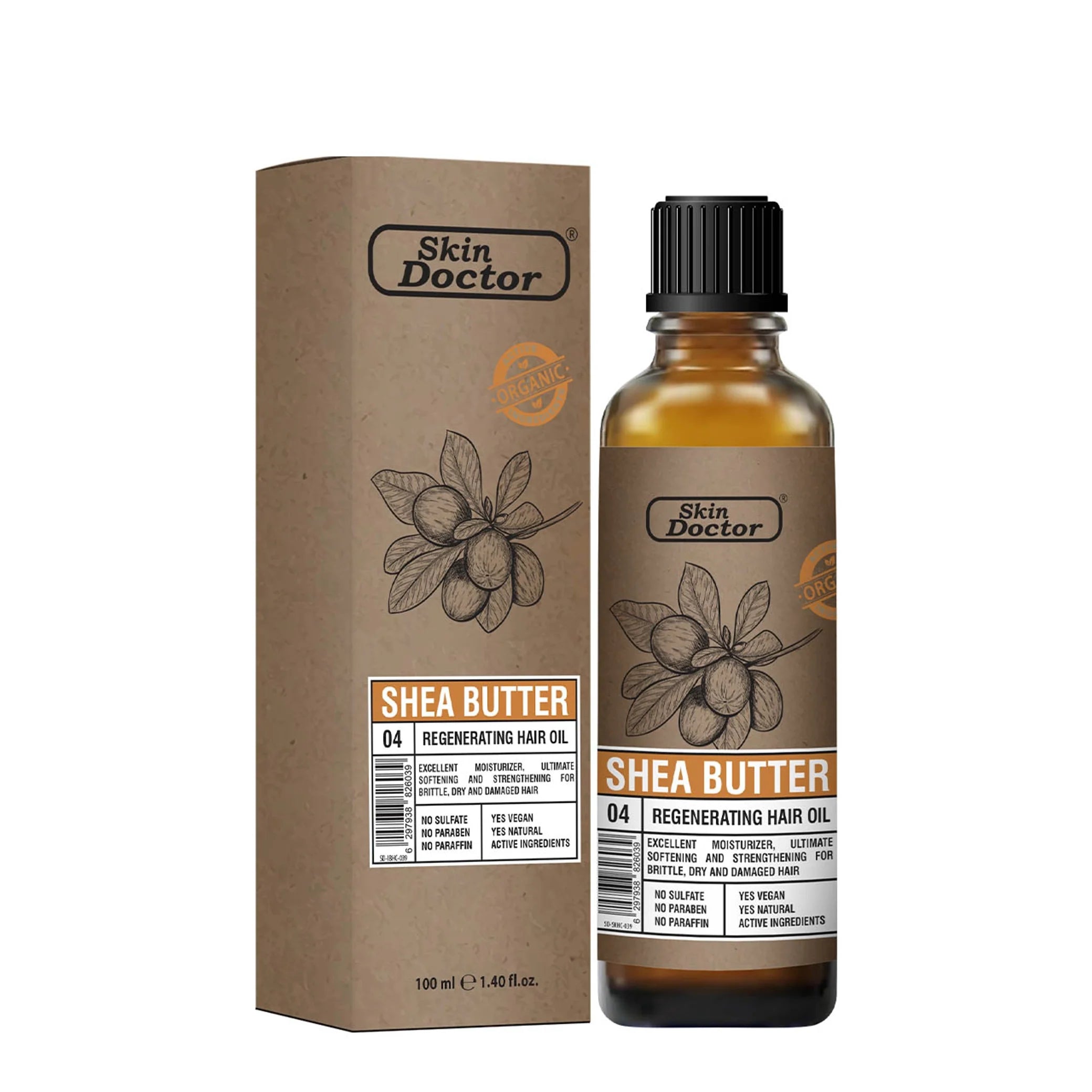 Skin Doctor - Hair Oil - Shea Butter Regenerating Hair Oil 100ml