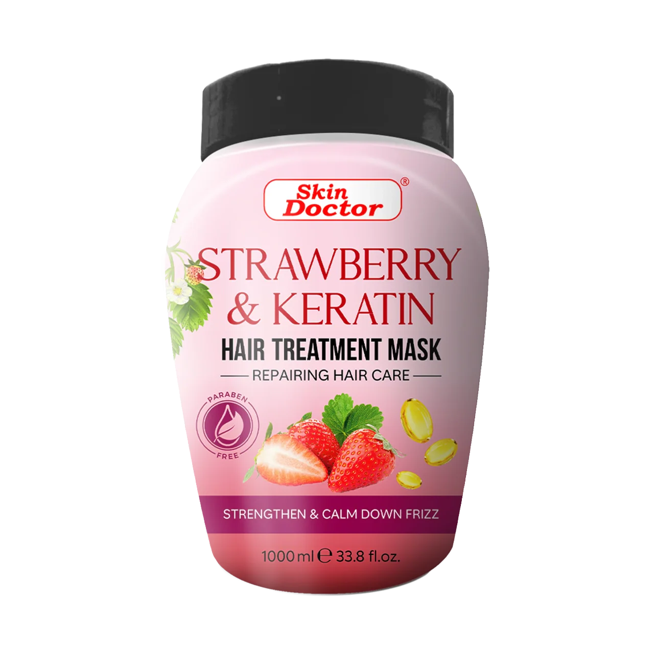 Skin Doctor - Hair Care - Strawberry & Keratin Hot Oil Hair Treatment 1000ml