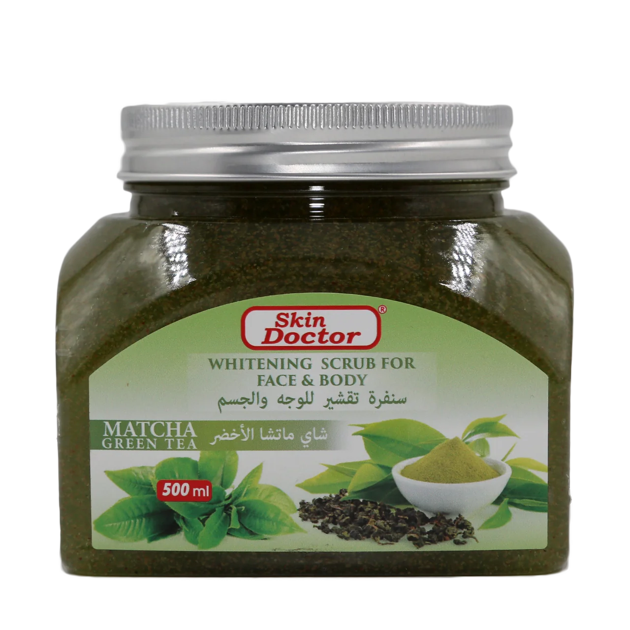 Skin Doctor - Scrub - Matcha Green Tea Whitening Scrub For Face & Body 500g