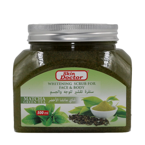 Skin Doctor - Scrub - Matcha Green Tea Whitening Scrub For Face & Body 500g