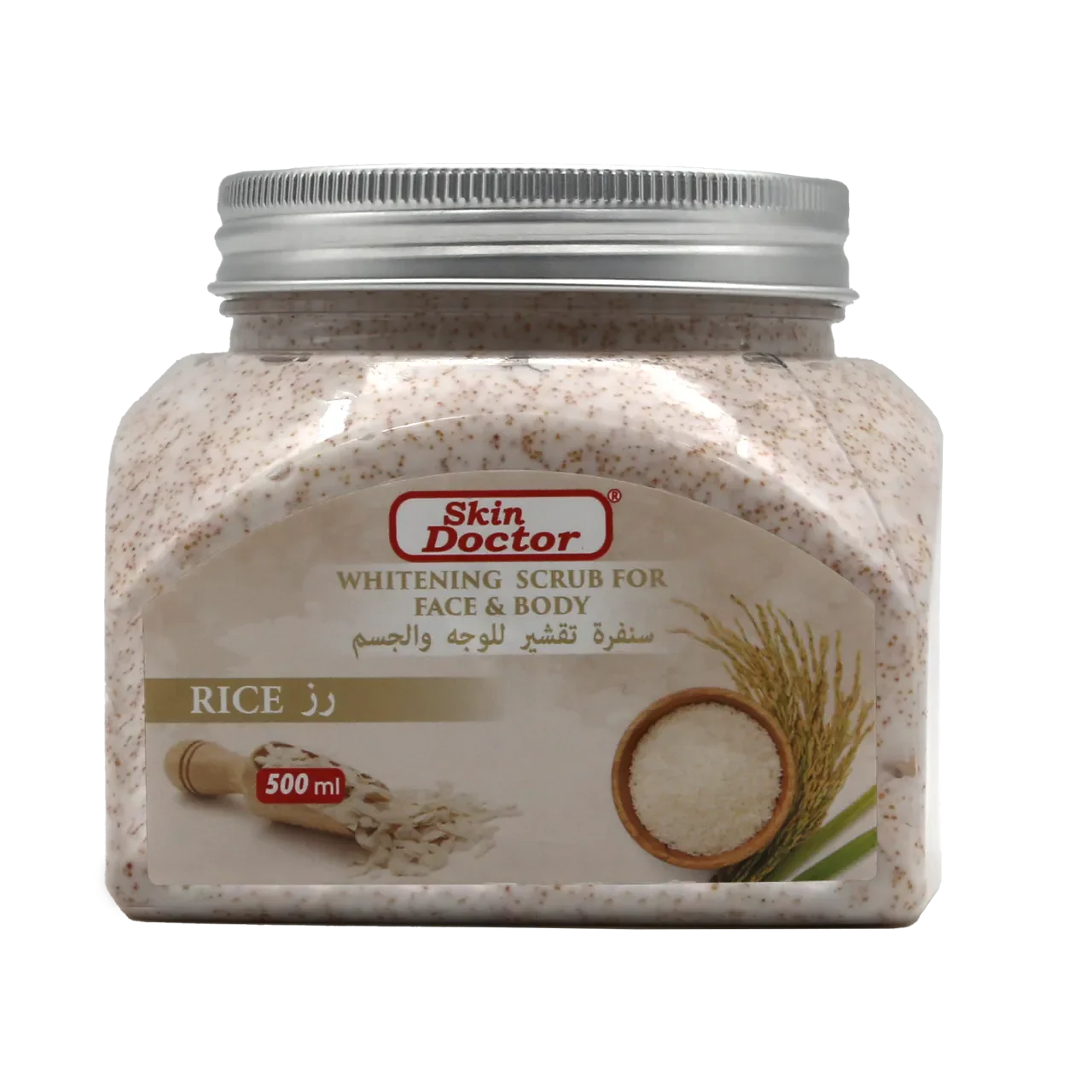 Skin Doctor - Scrub - Rice Whitening Scrub For Face & Body 500g