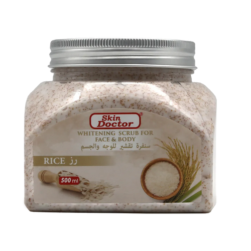 Skin Doctor - Scrub - Rice Whitening Scrub For Face & Body 500g