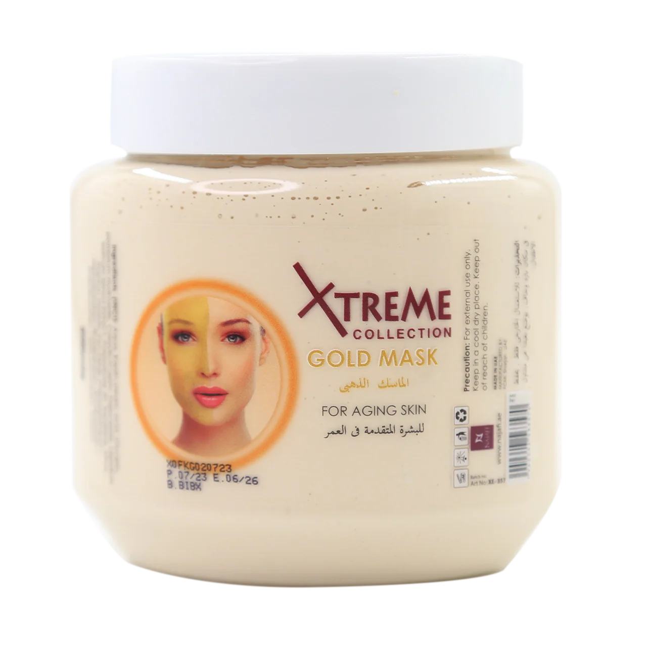 Xtreme Collection - Mask - Gold Facial Clay Mask 500ml