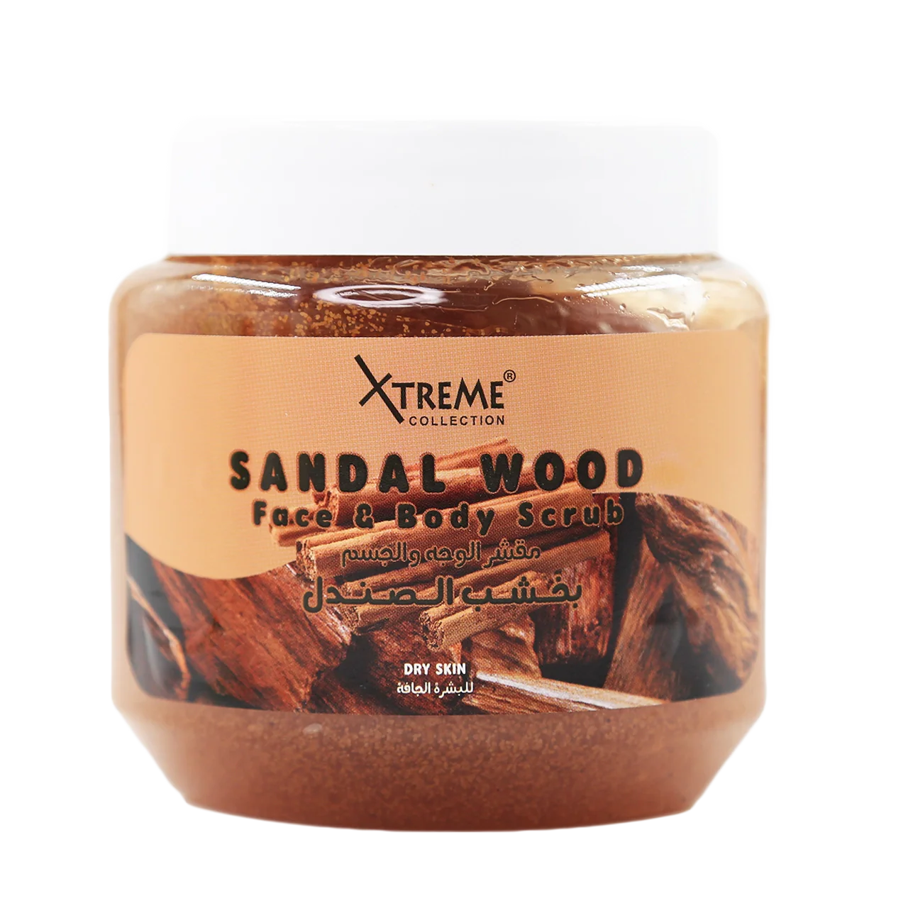 Xtreme Collection - Scrub - Sandal Wood Face & Body Scrub 500ml