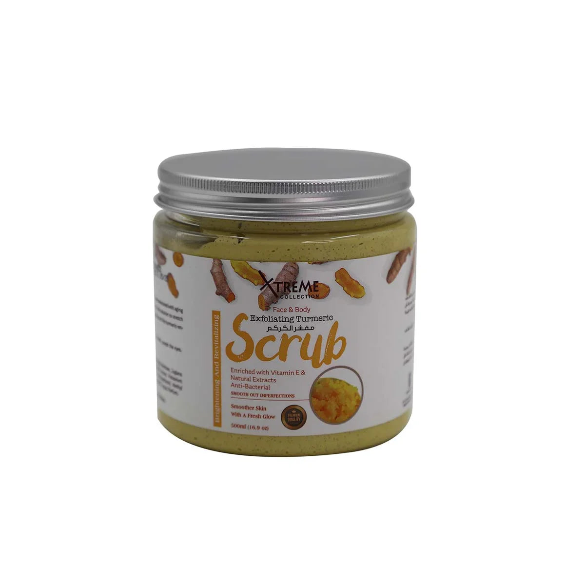 Xtreme Collection - Scrub - Exfoliating Turmeric Face & Body Scrub 500ml