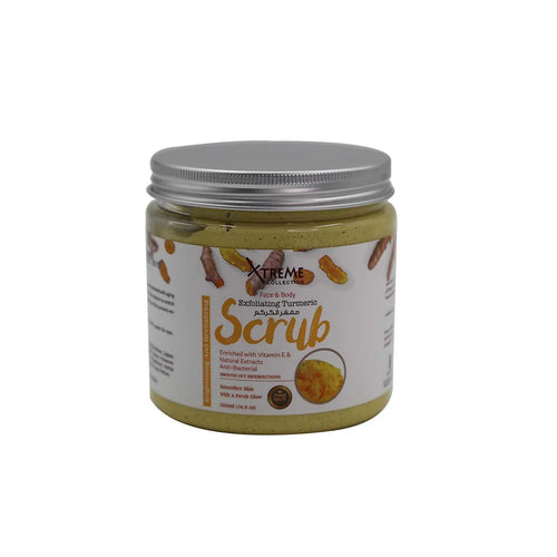 Xtreme Collection - Scrub - Exfoliating Turmeric Face & Body Scrub 500ml