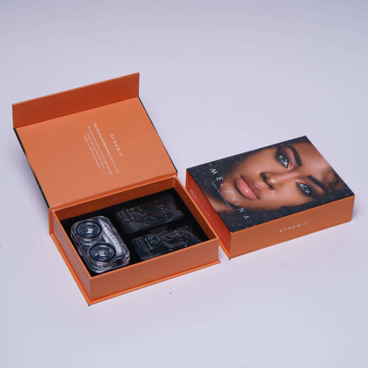 Melanina Colored Lenses Dubai box