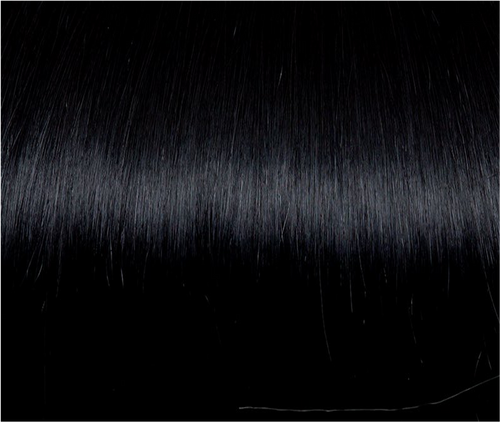 Seiseta - Hair Extension - Keratin Fusion Russian Hair Extension 20PCS 1B Black 55CM