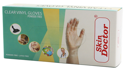 Skin Doctor - Other - Powder Free Clear Vinyle Gloves - Large (Box of 100)