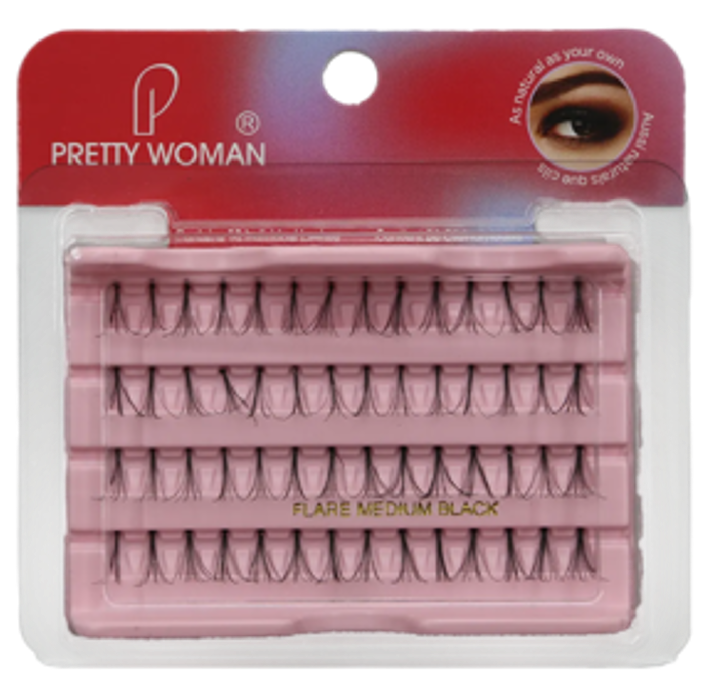 Pretty Woman - False Eyelashes - Flare Eyelashes (Medium Length)